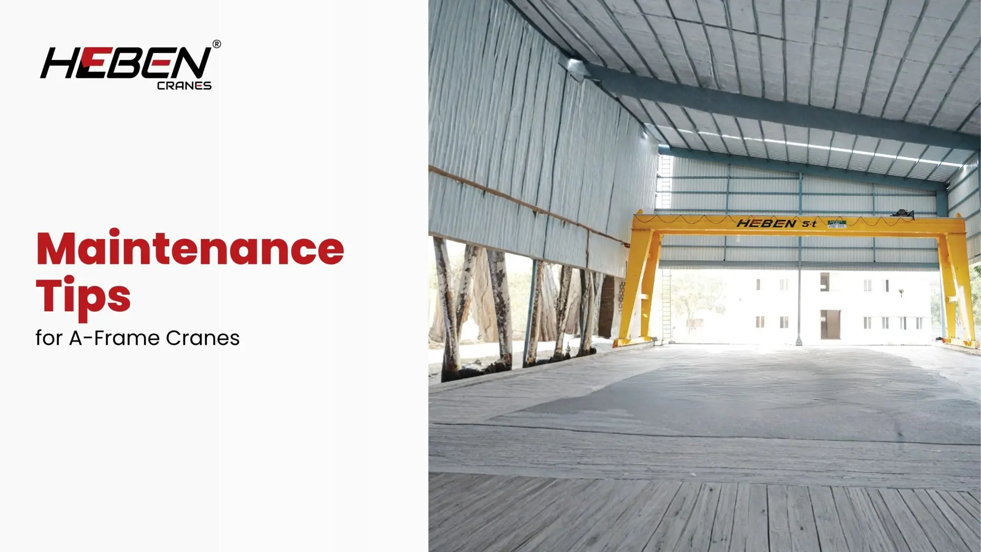 Maintenance Tips for A-Frame Cranes